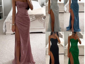 Loose Casual Slit Women's Clothing Dress