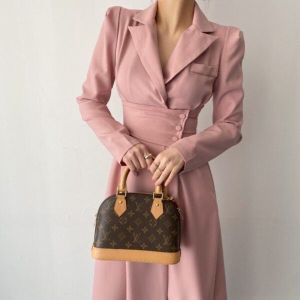 Women's Fashion Long Suit Dress - Image 4