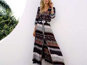 Women Beach Boho Maxi Dress