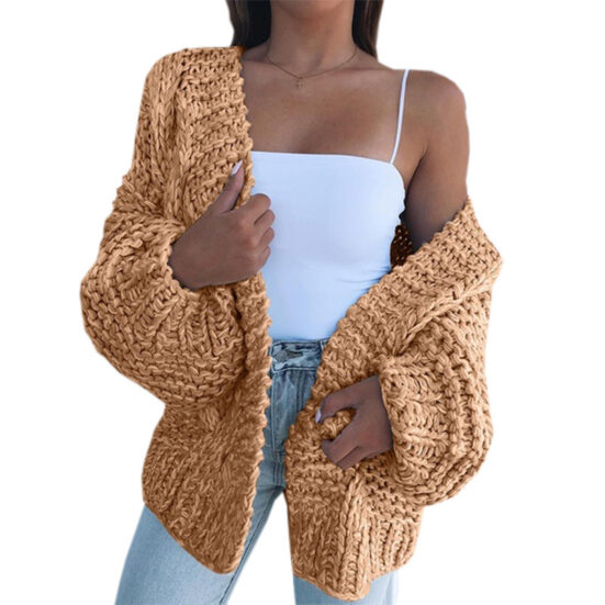 Cardigan bat shirt sweater women plush - Image 5