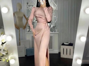 Beautiful Waist Fitting Irregular Dress