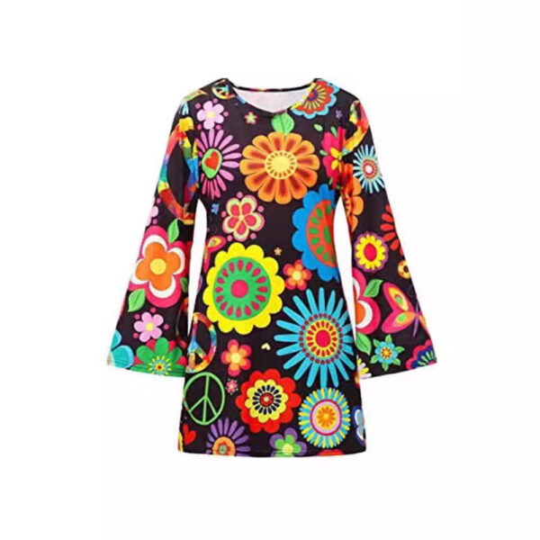 Digital Printing Festival Theme Dress - Image 2