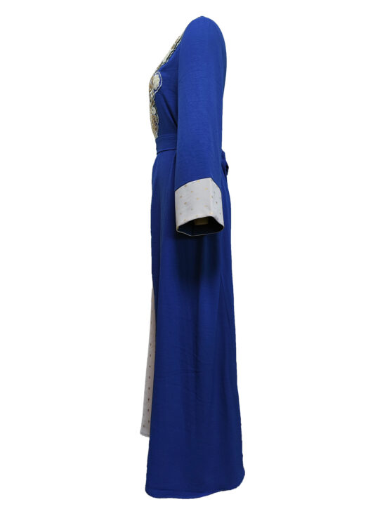 Embroidery Applique Muslim Tunic Robe Dress - Image 10