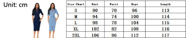 Women's Fashion Personality Denim Hip-wrapped Dress - Image 10
