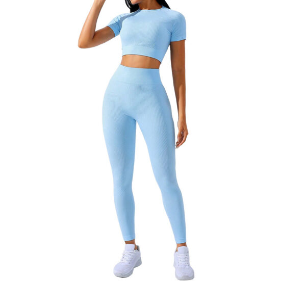 Yoga Clothes Suit Sports High Waist Workout Clothes - Image 2
