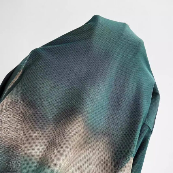 Tie-dyed Long Sleeve Slim Fit Hot Girl Long Dress Women - Image 3