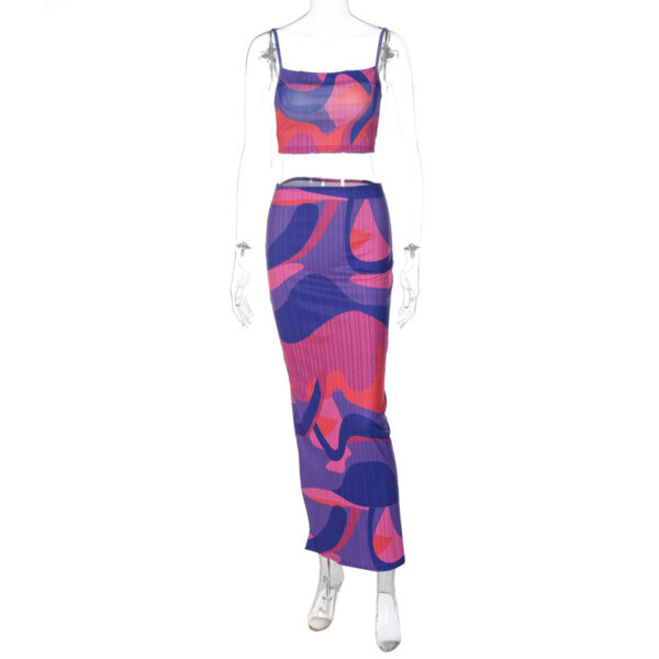 Women's Fashion Printing Bandeau Sling Suit - Image 3