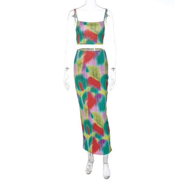 Women's Fashion Printing Bandeau Sling Suit - Image 4
