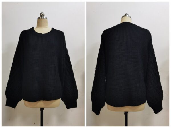 Pullover Knitting Round Neck Sweaters - Image 10