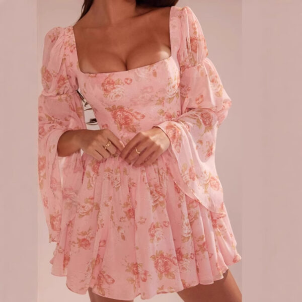 Fashion Dress Female Sweet Printed - Image 4