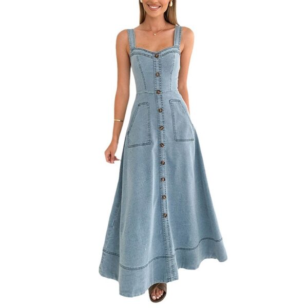 Women's Backless High Waist Dress - Image 5