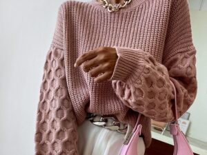 Pullover Knitting Round Neck Sweaters