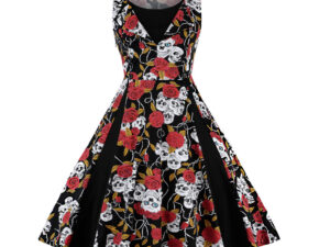 Women's Waist-tight Large Swing Hepburn Style Elegant Retro Dress