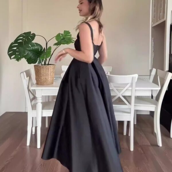 Summer New Backless Spaghetti Straps Dress - Image 5