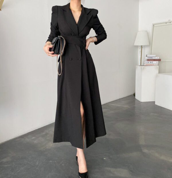 Women's Fashion Long Suit Dress - Image 6